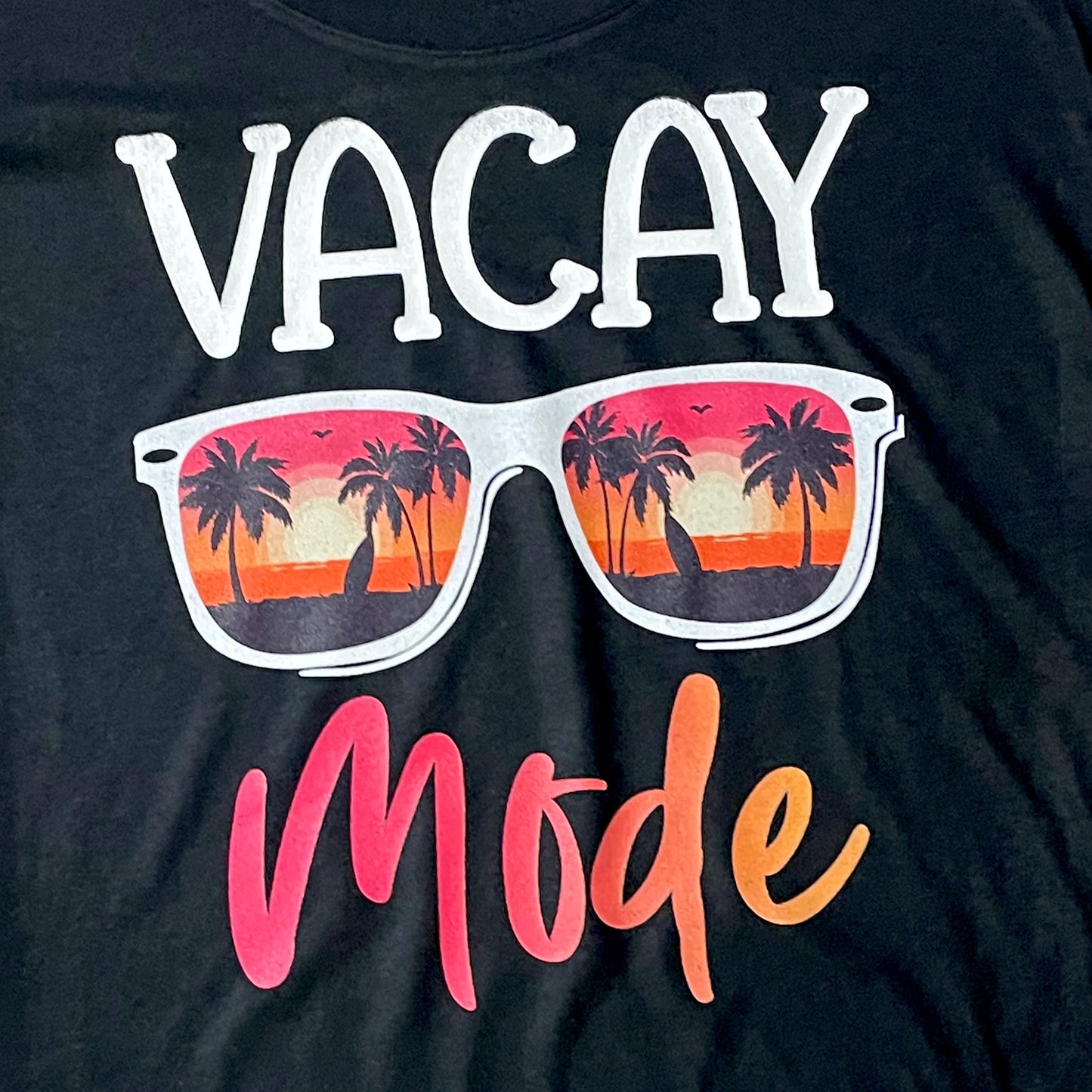 Vacay Mode. Scoop Neck Tee